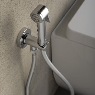 Гигиенический душ Bossini Mono Paloma Brass Mixer Set E34007.073 чёрный матовый